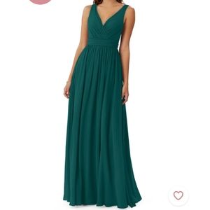 Azazie Kora Dress (Peacock)